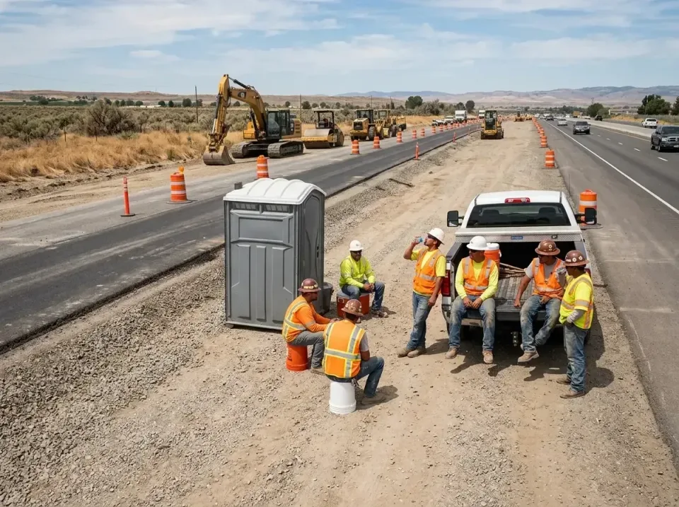 highway-road-construction-crew-007 — frequently asked questions, Porta Potty and Restroom Rentals in Woodworth, LA
